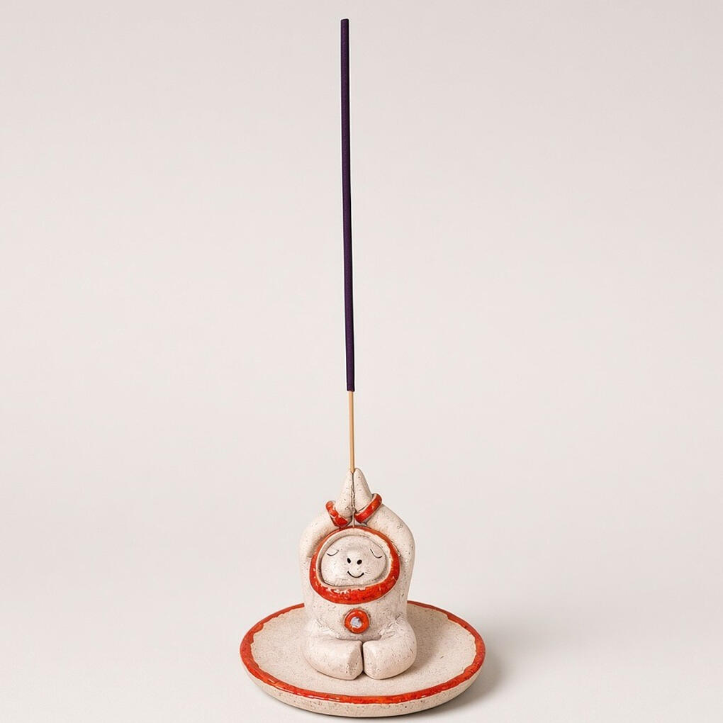 Meditating Gnome Incense Holder